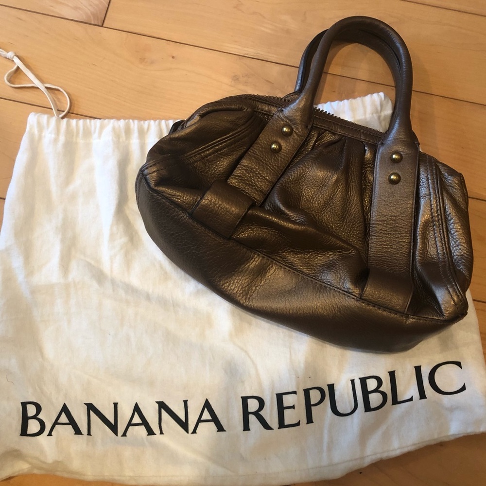 Banana Republic Small Bronze Handbag